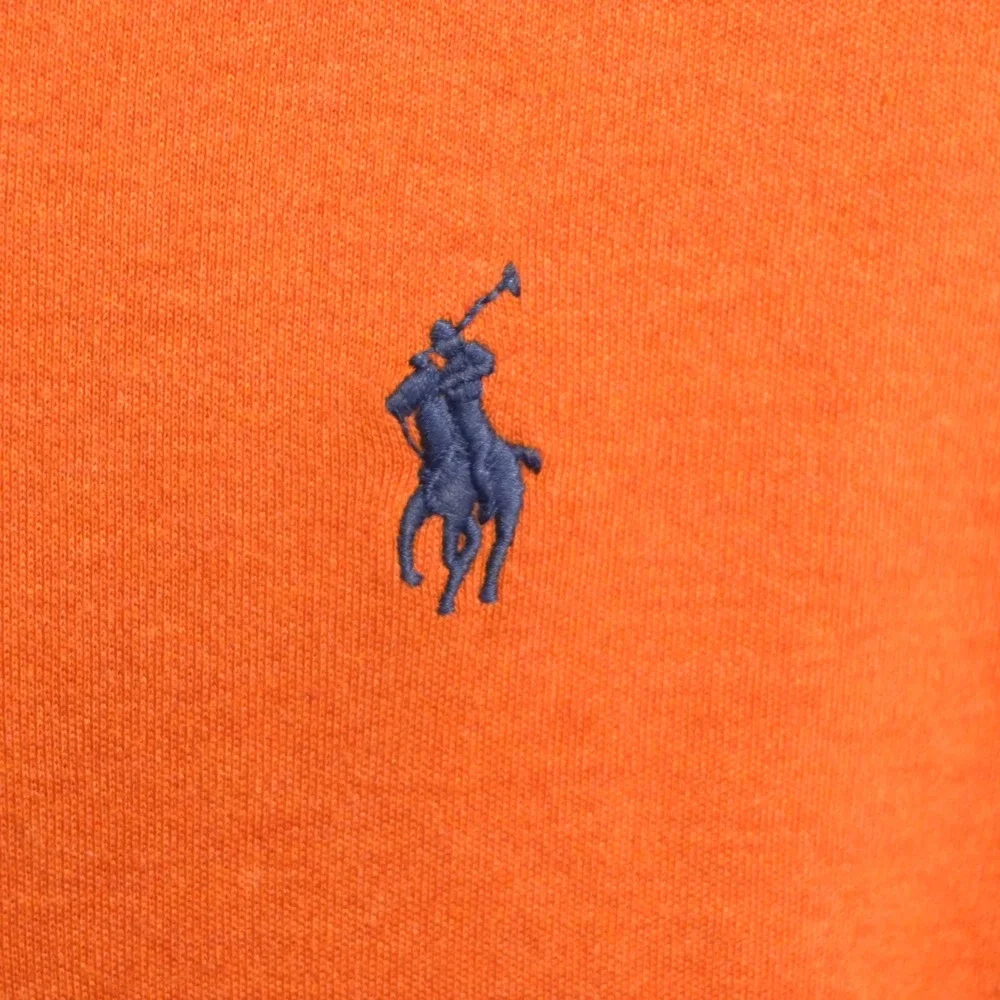 Polo Ralph Lauren Golf Polo Mens XL Orange Blue Pony Logo Short Sleeve Cotton